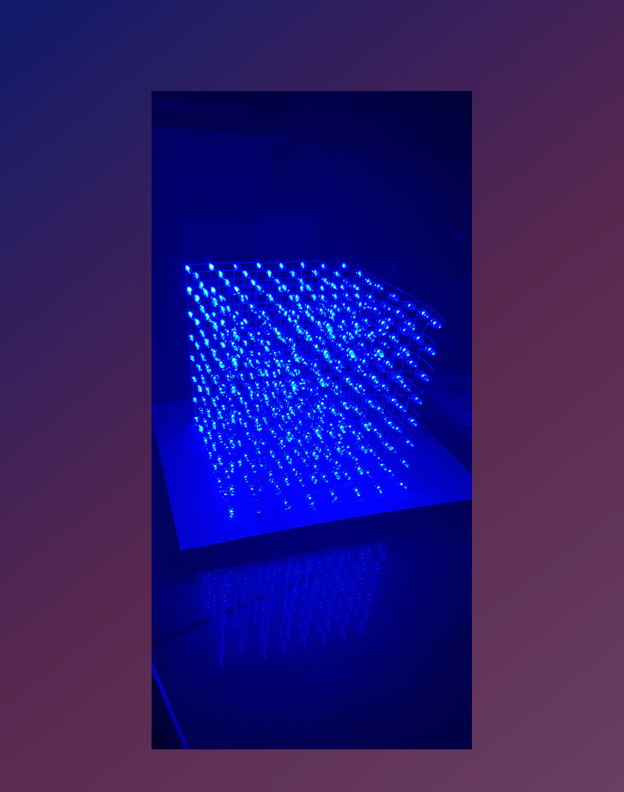 LED Cube Banner
